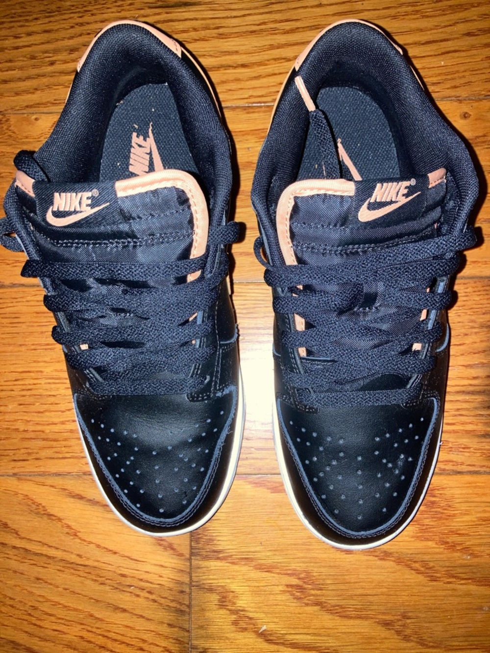 Nike Black Sneakers with Taupe Trim